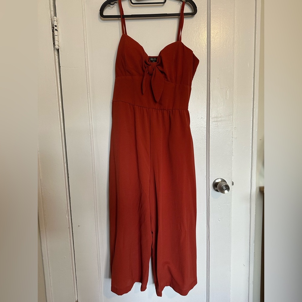 Lily Rose xxl jumper romper, coral pumpkin orange color